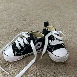 Converse High Top Lace Up Crib Shoes